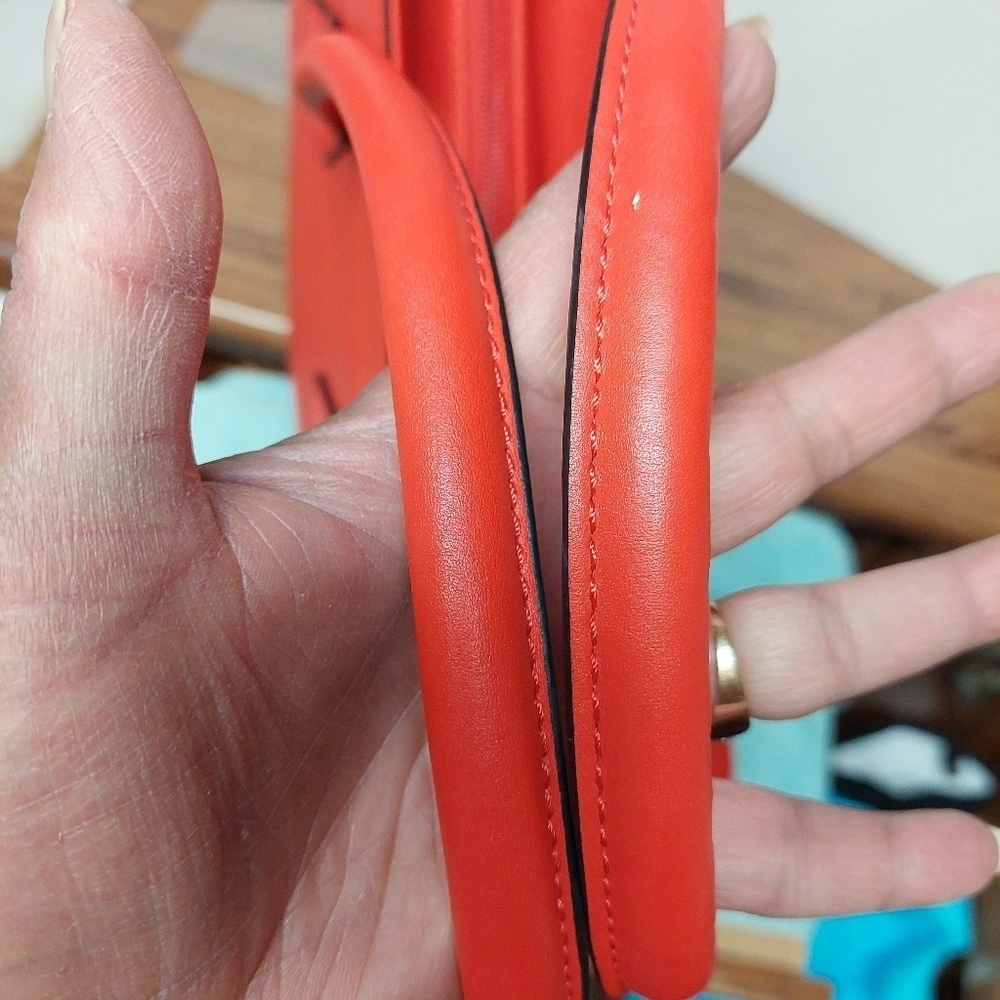 ALDO Candy Apple Red Tote Bag Purse - Picture 6 of 16